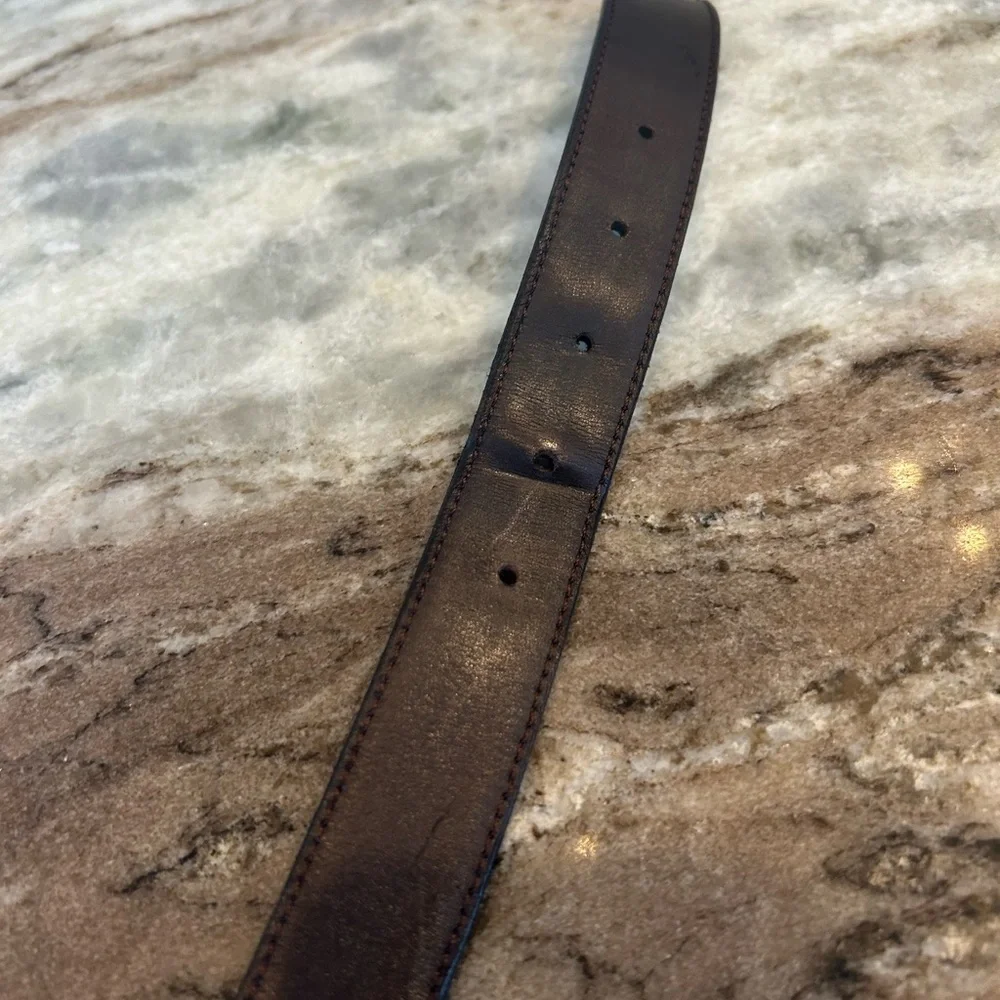 Casa Lopez (Buenos Aires) reversible Leather Belt (has wear)